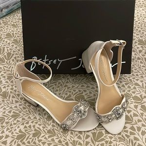 Betsey Johnson Bridal Never Worn Mel Sandal